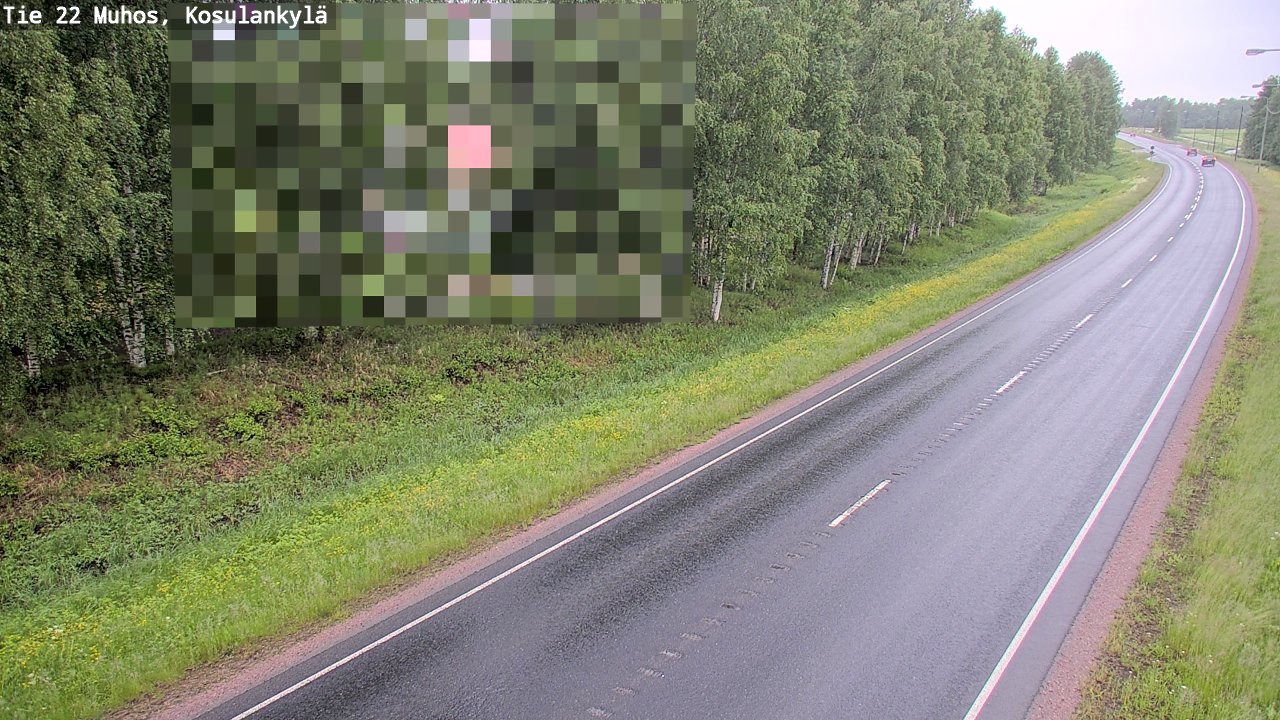 Kelikamerat Kuva Tie 22 Muhos, Kosulankylä, Muhos, Pohjois-Pohjanmaa