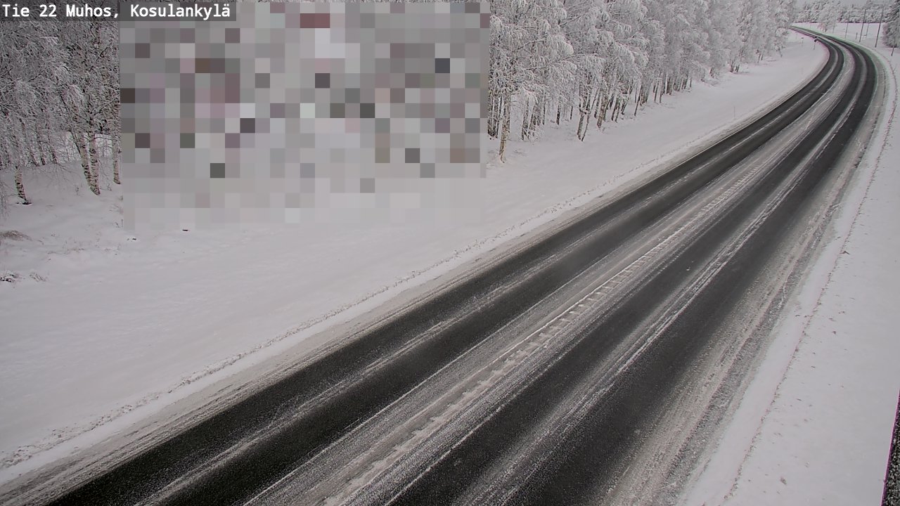 Kelikamerat Kuva Tie 22 Muhos, Kosulankylä, Muhos, Pohjois-Pohjanmaa