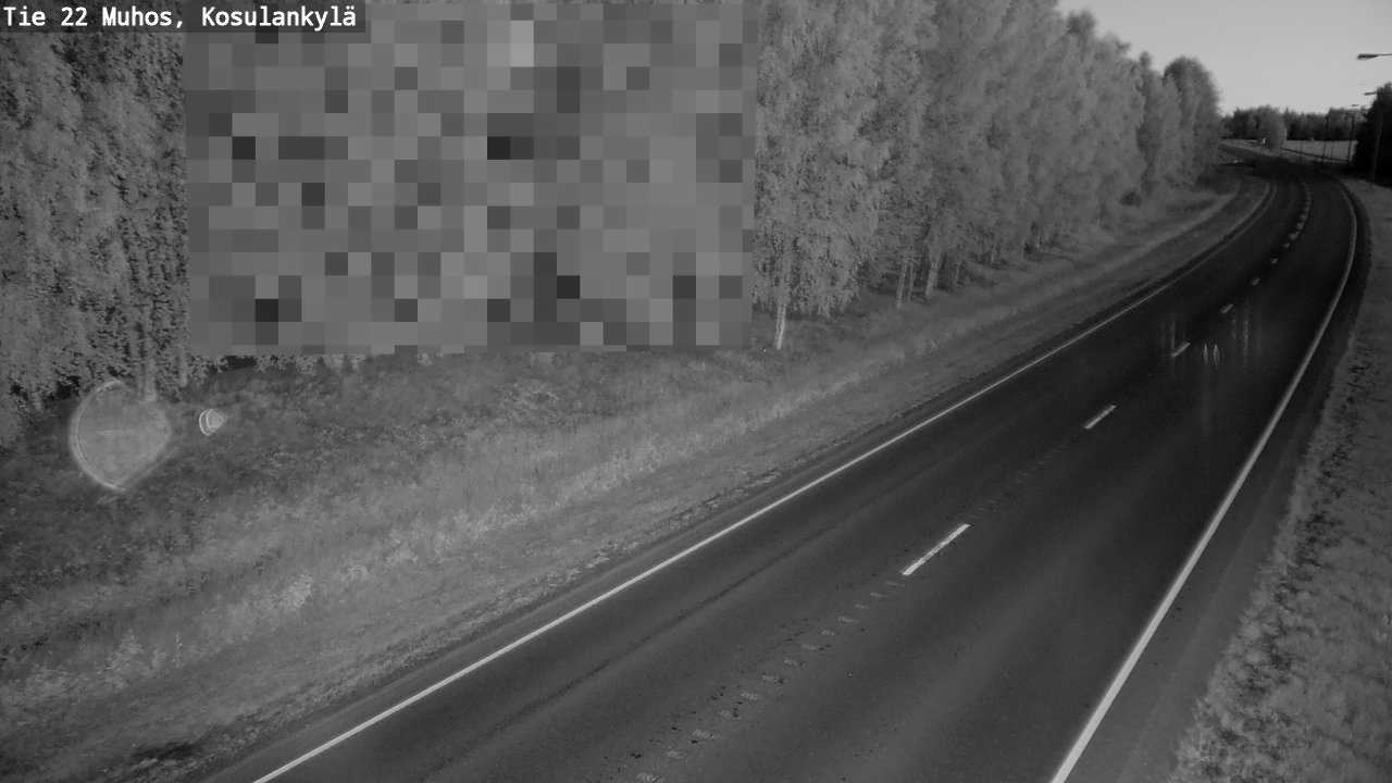 Kelikamerat Kuva Tie 22 Muhos, Kosulankylä, Muhos, Pohjois-Pohjanmaa