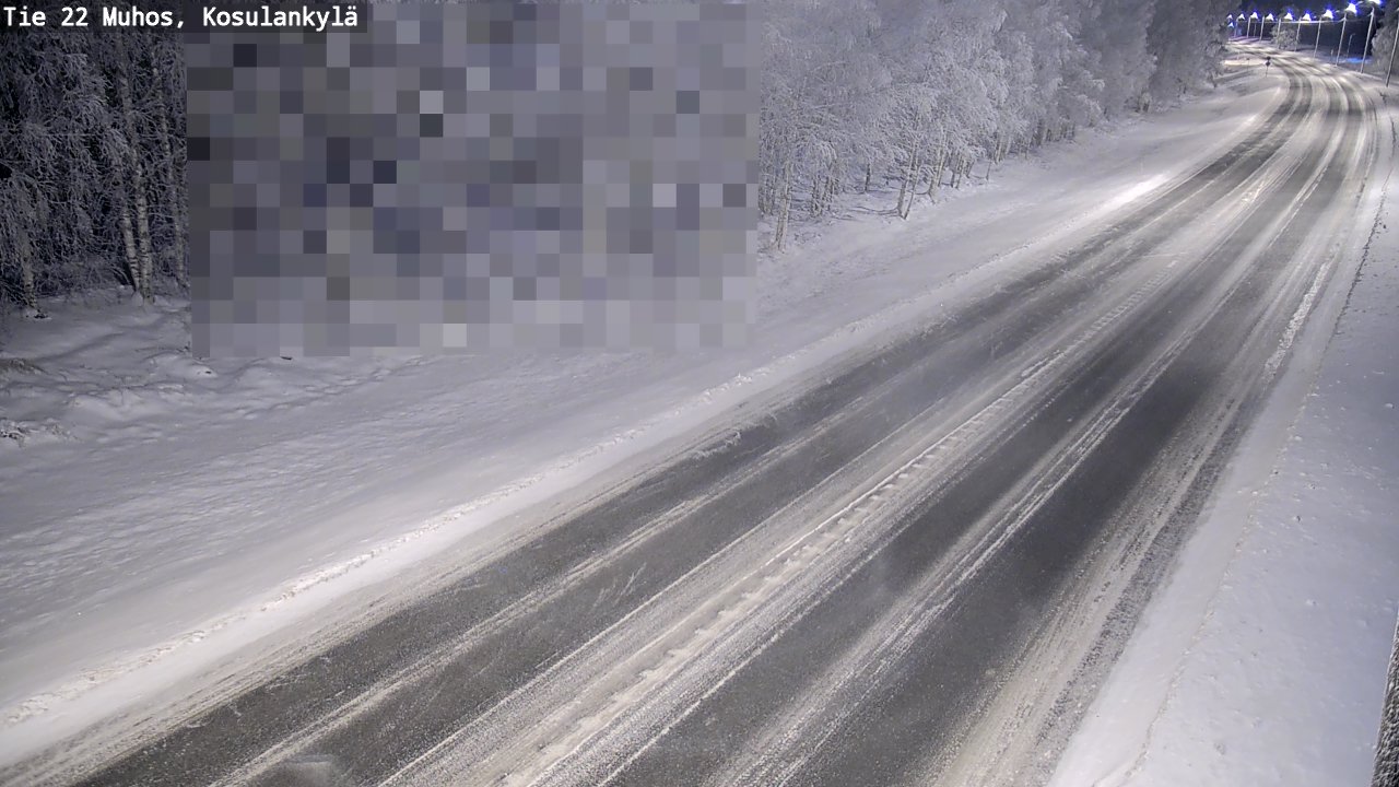 Kelikamerat Kuva Tie 22 Muhos, Kosulankylä, Muhos, Pohjois-Pohjanmaa