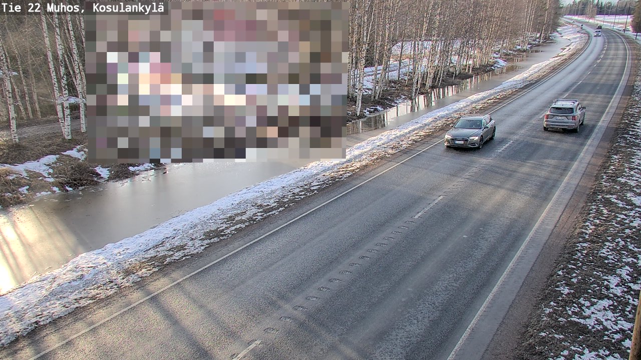 Kelikamerat Kuva Tie 22 Muhos, Kosulankylä, Muhos, Pohjois-Pohjanmaa