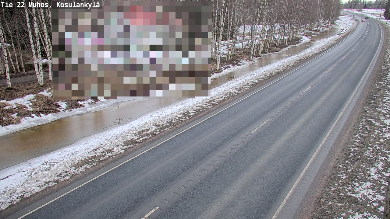 Kelikamerat Kuva Tie 22 Muhos, Kosulankylä, Muhos, Pohjois-Pohjanmaa