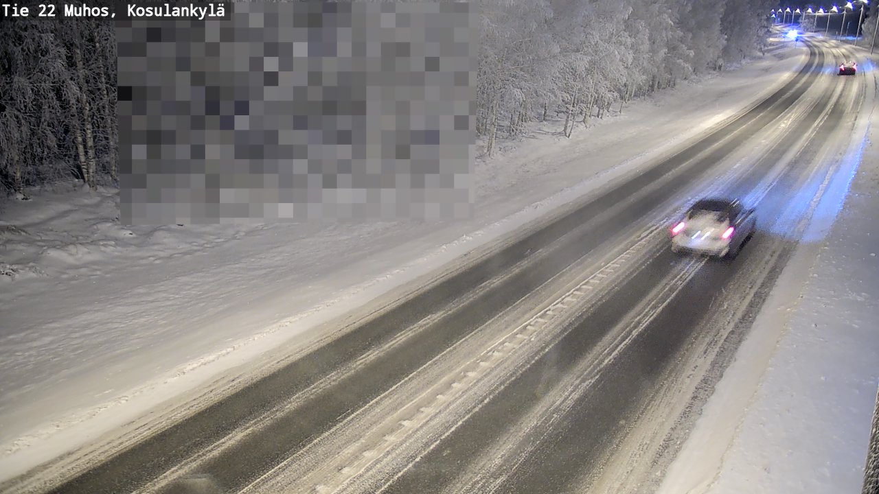 Kelikamerat Kuva Tie 22 Muhos, Kosulankylä, Muhos, Pohjois-Pohjanmaa