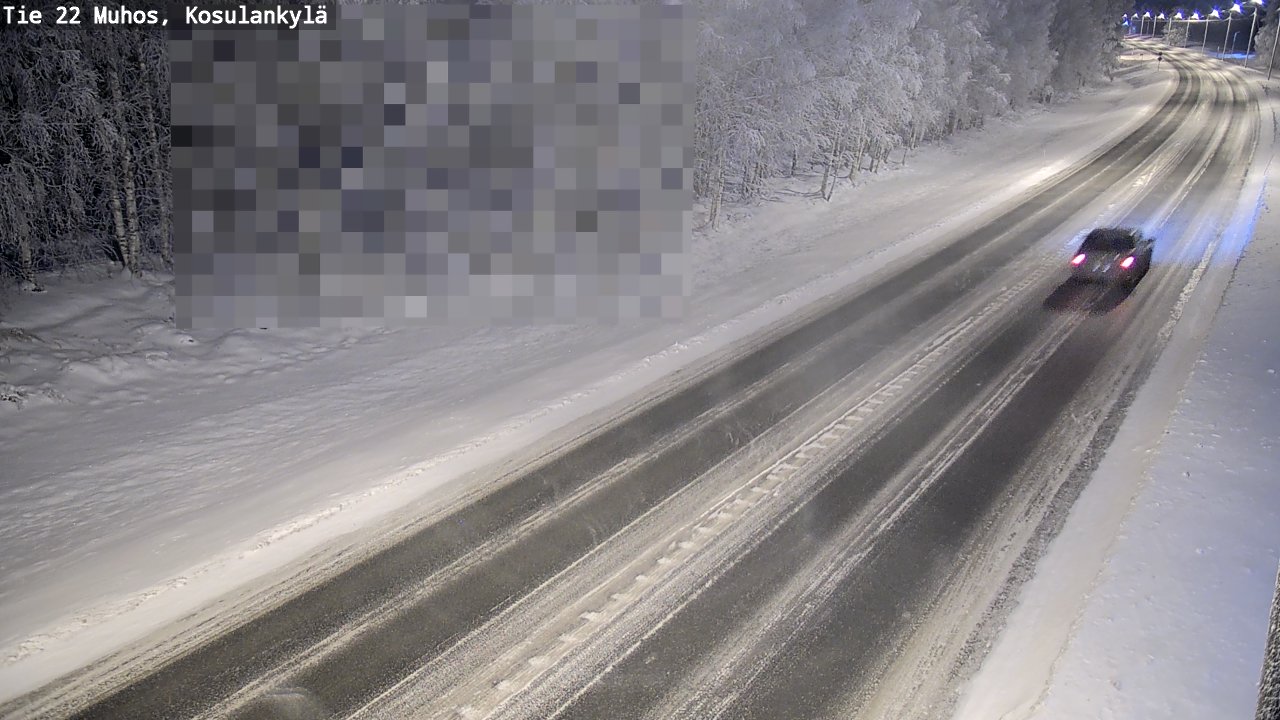 Kelikamerat Kuva Tie 22 Muhos, Kosulankylä, Muhos, Pohjois-Pohjanmaa