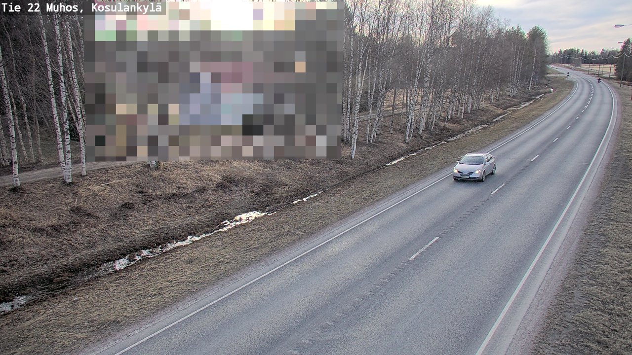 Kelikamerat Kuva Tie 22 Muhos, Kosulankylä, Muhos, Pohjois-Pohjanmaa