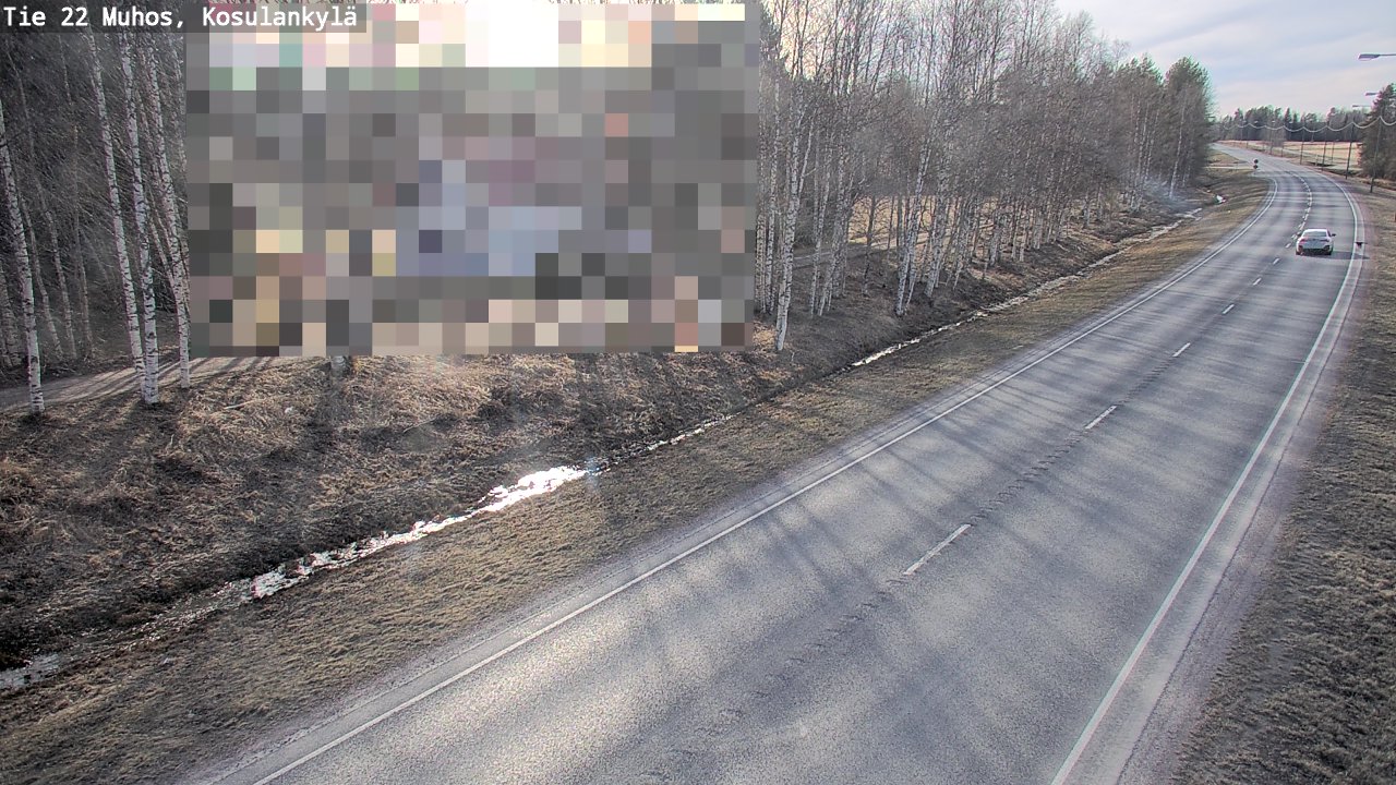 Kelikamerat Kuva Tie 22 Muhos, Kosulankylä, Muhos, Pohjois-Pohjanmaa