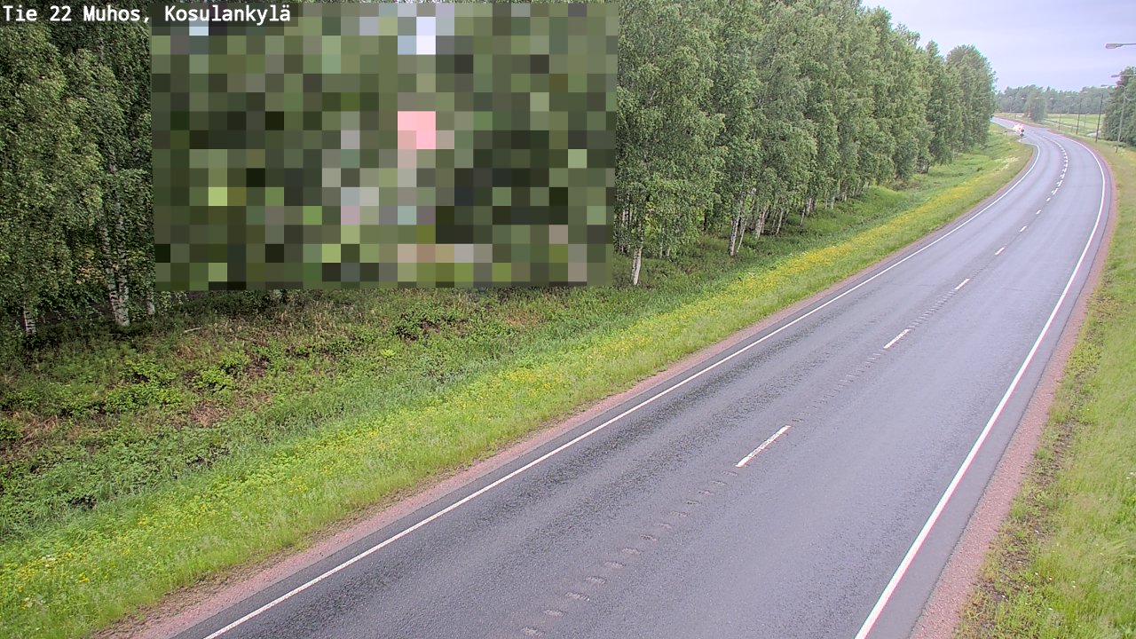 Kelikamerat Kuva Tie 22 Muhos, Kosulankylä, Muhos, Pohjois-Pohjanmaa