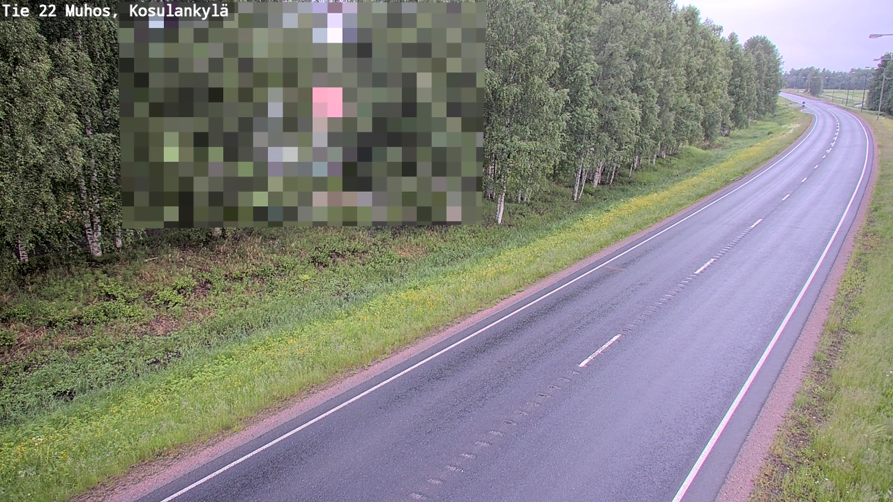 Kelikamerat Kuva Tie 22 Muhos, Kosulankylä, Muhos, Pohjois-Pohjanmaa