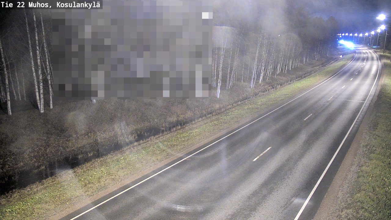 Kelikamerat Kuva Tie 22 Muhos, Kosulankylä, Muhos, Pohjois-Pohjanmaa