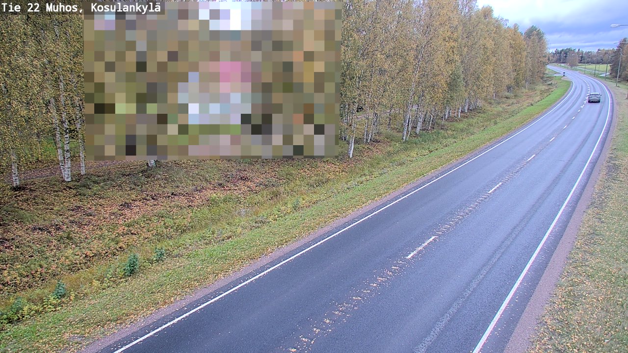 Kelikamerat Kuva Tie 22 Muhos, Kosulankylä, Muhos, Pohjois-Pohjanmaa