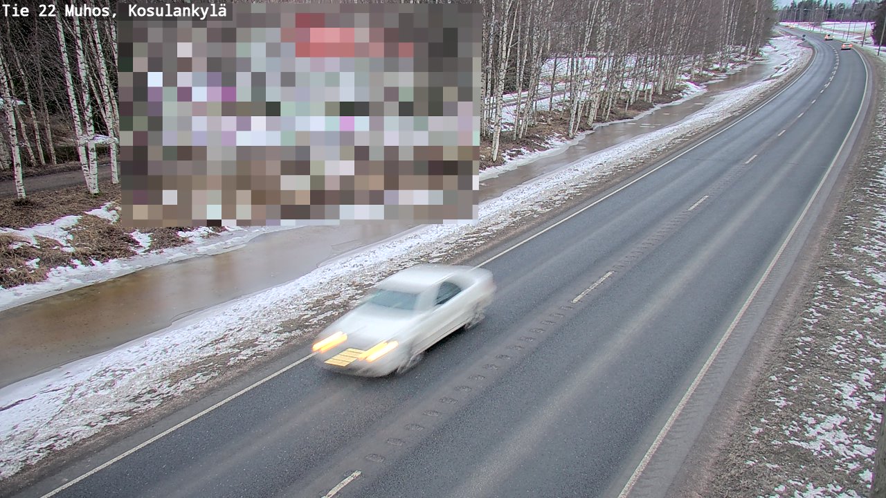 Kelikamerat Kuva Tie 22 Muhos, Kosulankylä, Muhos, Pohjois-Pohjanmaa