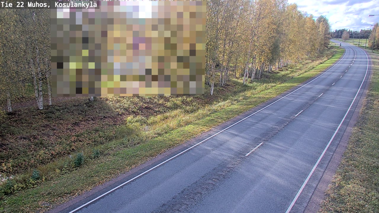 Kelikamerat Kuva Tie 22 Muhos, Kosulankylä, Muhos, Pohjois-Pohjanmaa