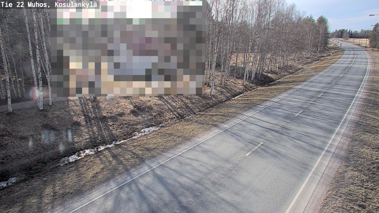 Kelikamerat Kuva Tie 22 Muhos, Kosulankylä, Muhos, Pohjois-Pohjanmaa
