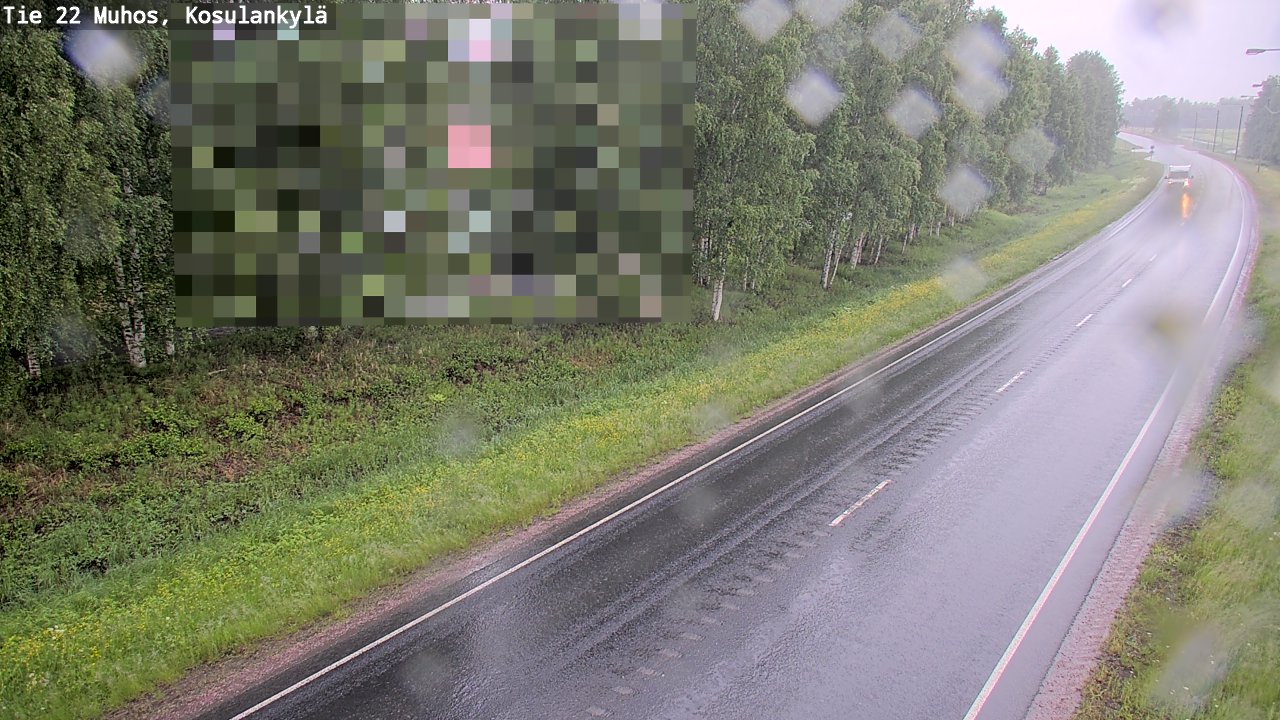 Kelikamerat Kuva Tie 22 Muhos, Kosulankylä, Muhos, Pohjois-Pohjanmaa