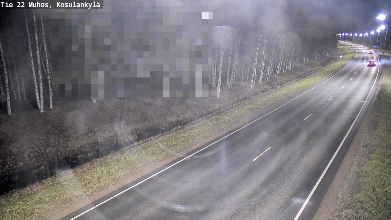 Kelikamerat Kuva Tie 22 Muhos, Kosulankylä, Muhos, Pohjois-Pohjanmaa