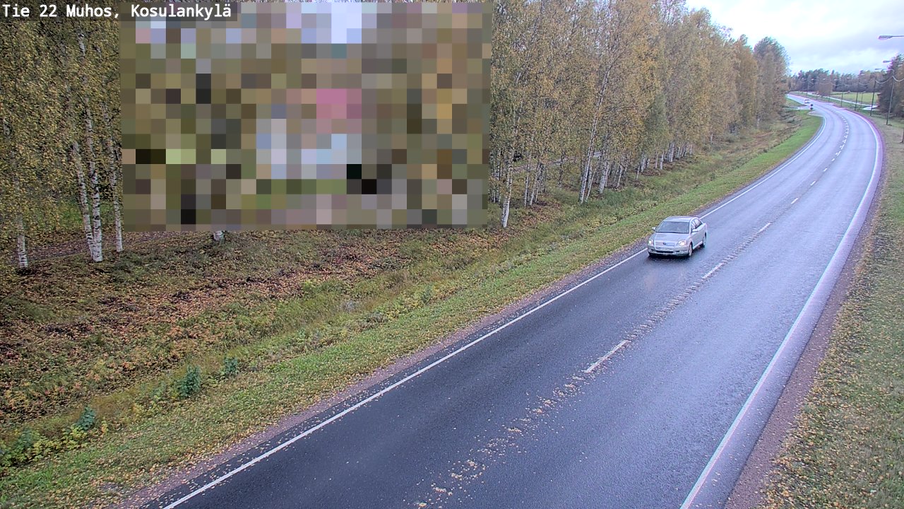 Kelikamerat Kuva Tie 22 Muhos, Kosulankylä, Muhos, Pohjois-Pohjanmaa