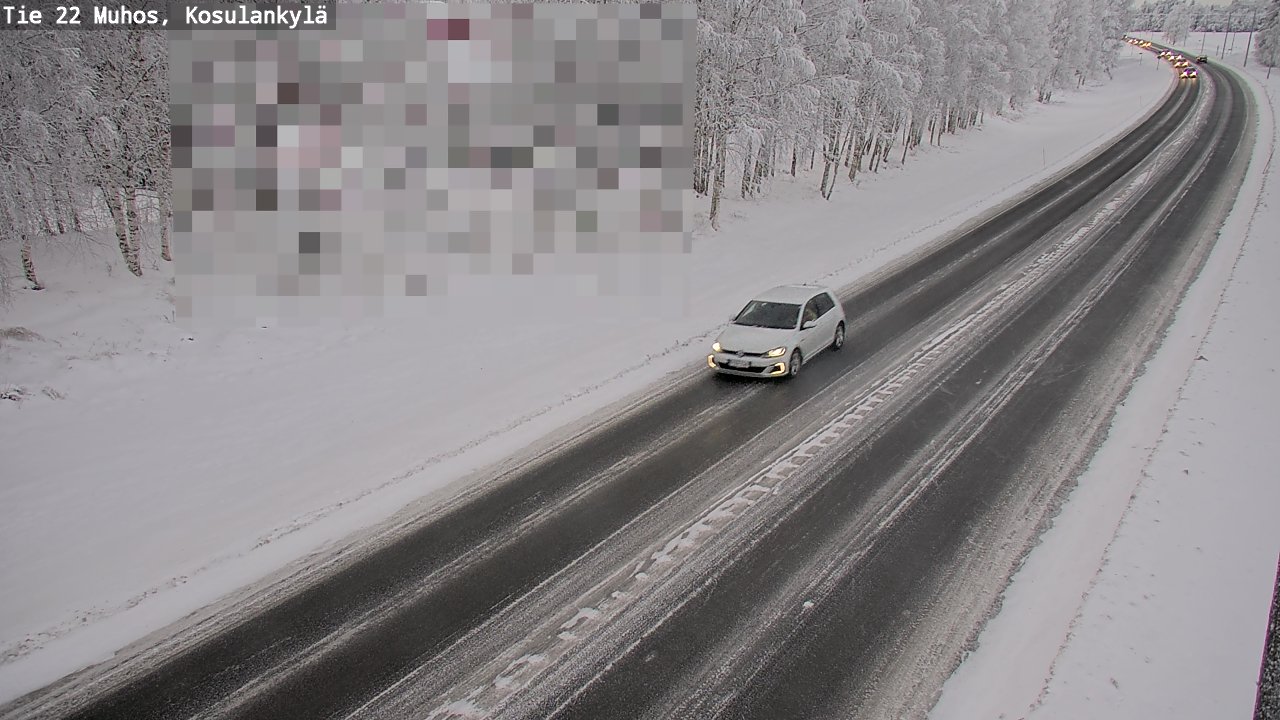 Kelikamerat Kuva Tie 22 Muhos, Kosulankylä, Muhos, Pohjois-Pohjanmaa