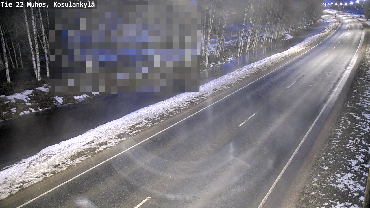 Kelikamerat Kuva Tie 22 Muhos, Kosulankylä, Muhos, Pohjois-Pohjanmaa