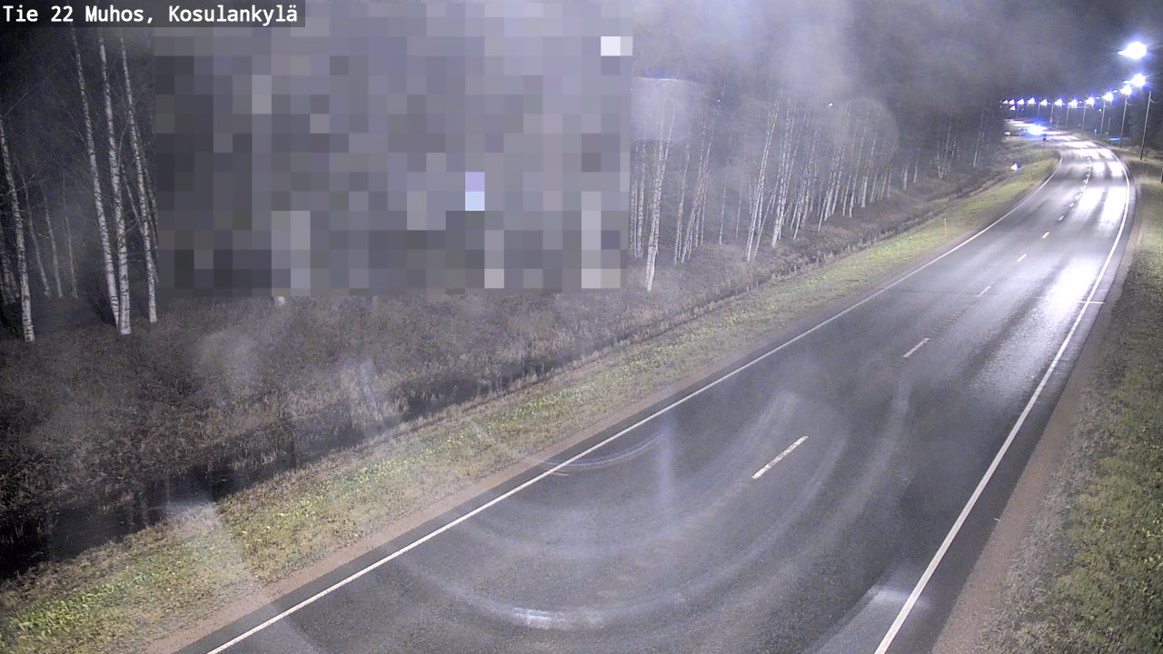 Kelikamerat Kuva Tie 22 Muhos, Kosulankylä, Muhos, Pohjois-Pohjanmaa