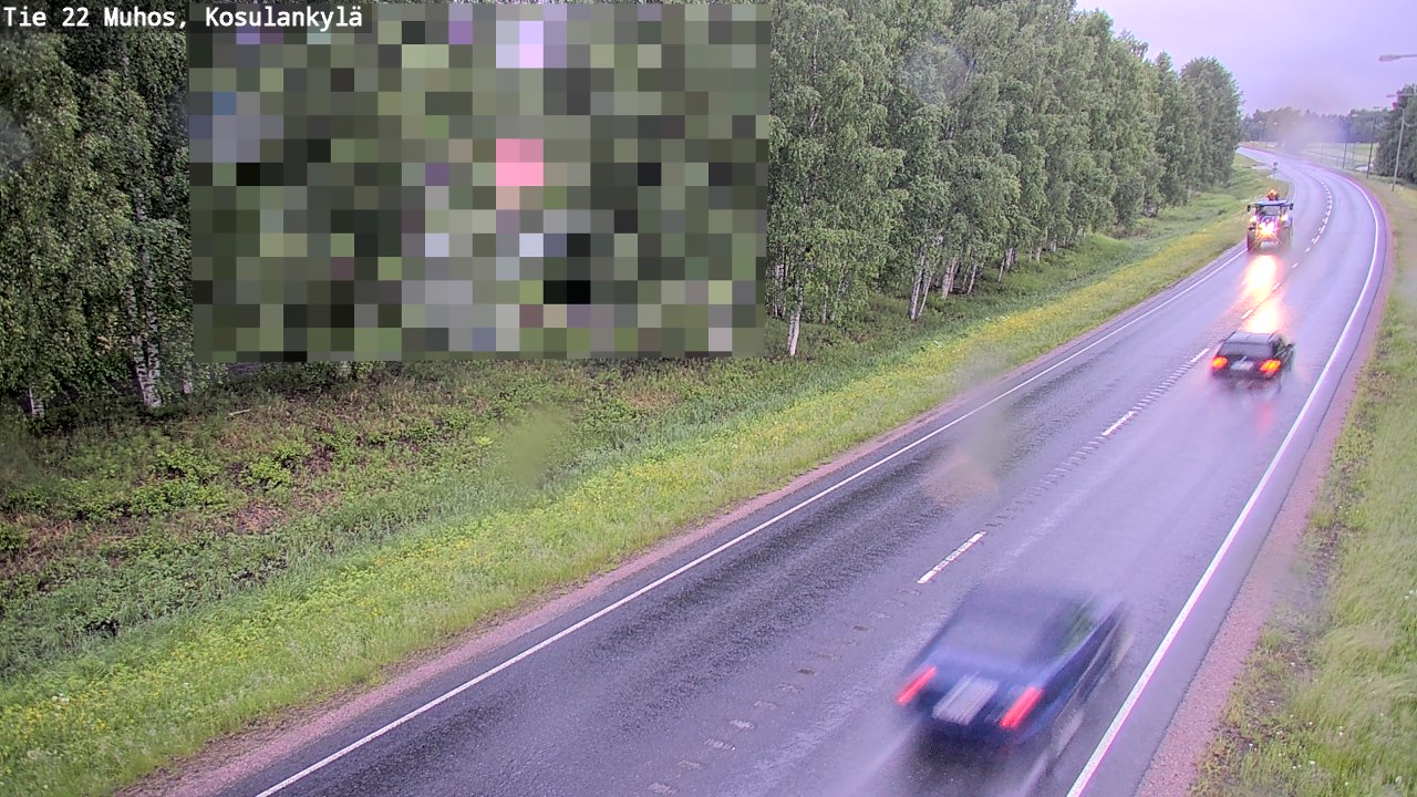 Kelikamerat Kuva Tie 22 Muhos, Kosulankylä, Muhos, Pohjois-Pohjanmaa