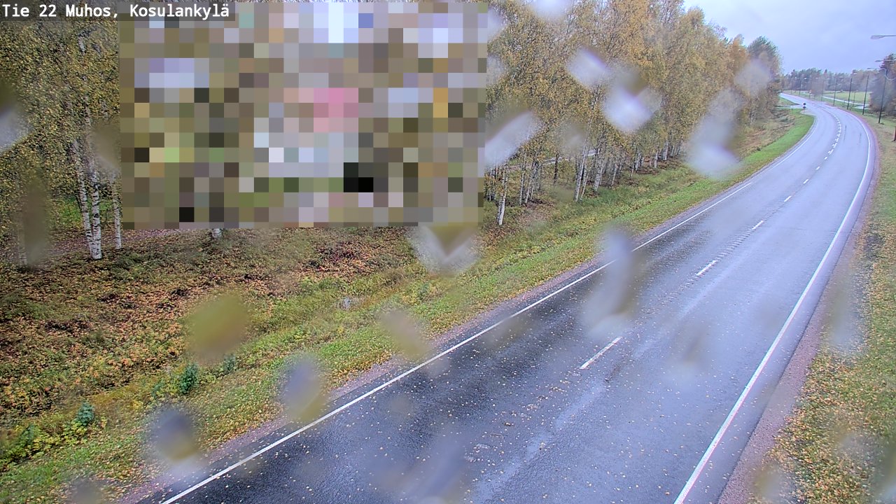 Weather Camera Image Road 22 Muhos, Kosulankylä, Muhos, Pohjois-Pohjanmaa