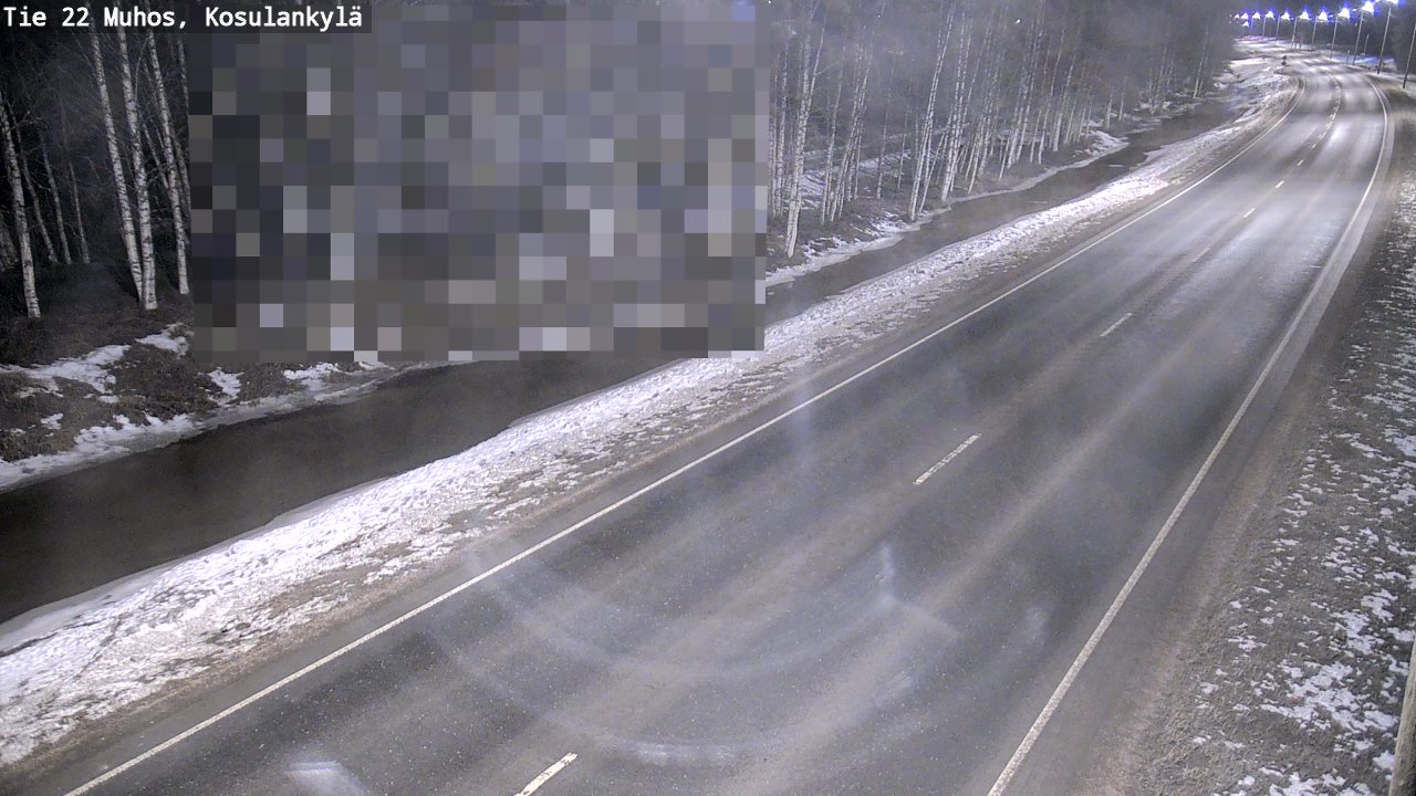 Kelikamerat Kuva Tie 22 Muhos, Kosulankylä, Muhos, Pohjois-Pohjanmaa