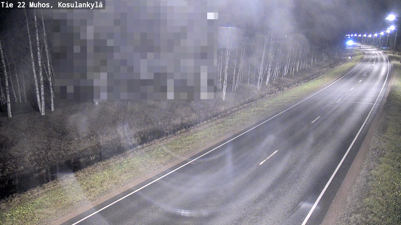 Kelikamerat Kuva Tie 22 Muhos, Kosulankylä, Muhos, Pohjois-Pohjanmaa