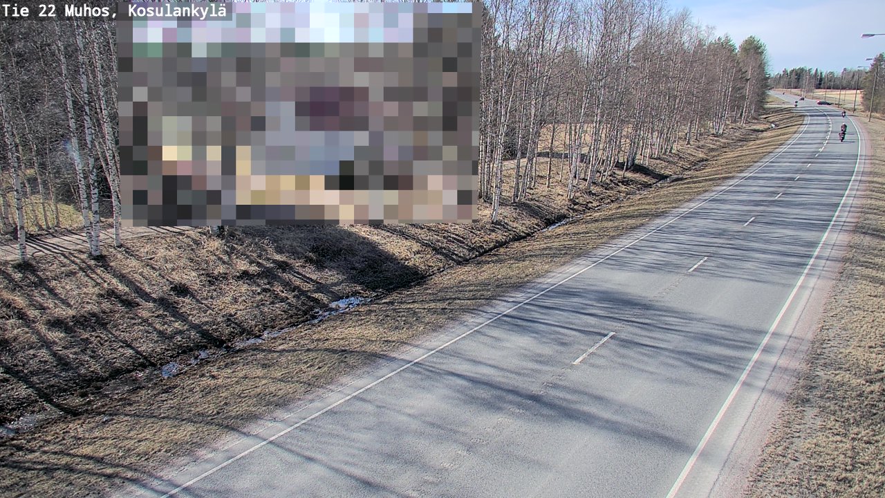 Kelikamerat Kuva Tie 22 Muhos, Kosulankylä, Muhos, Pohjois-Pohjanmaa
