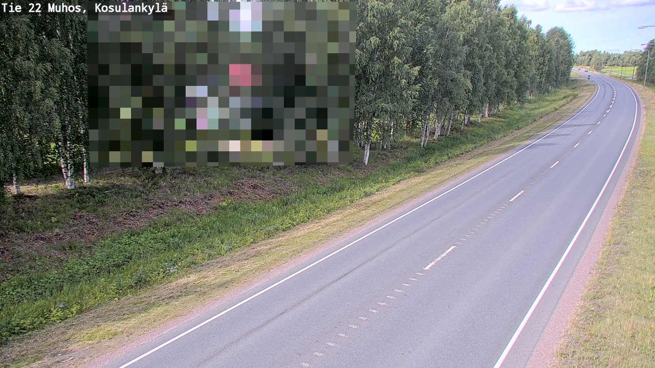 Kelikamerat Kuva Tie 22 Muhos, Kosulankylä, Muhos, Pohjois-Pohjanmaa