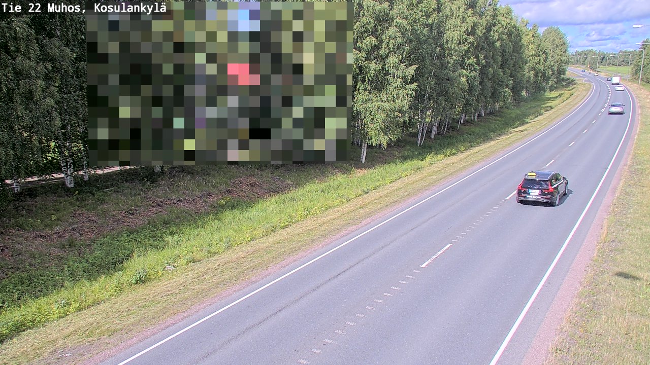 Kelikamerat Kuva Tie 22 Muhos, Kosulankylä, Muhos, Pohjois-Pohjanmaa