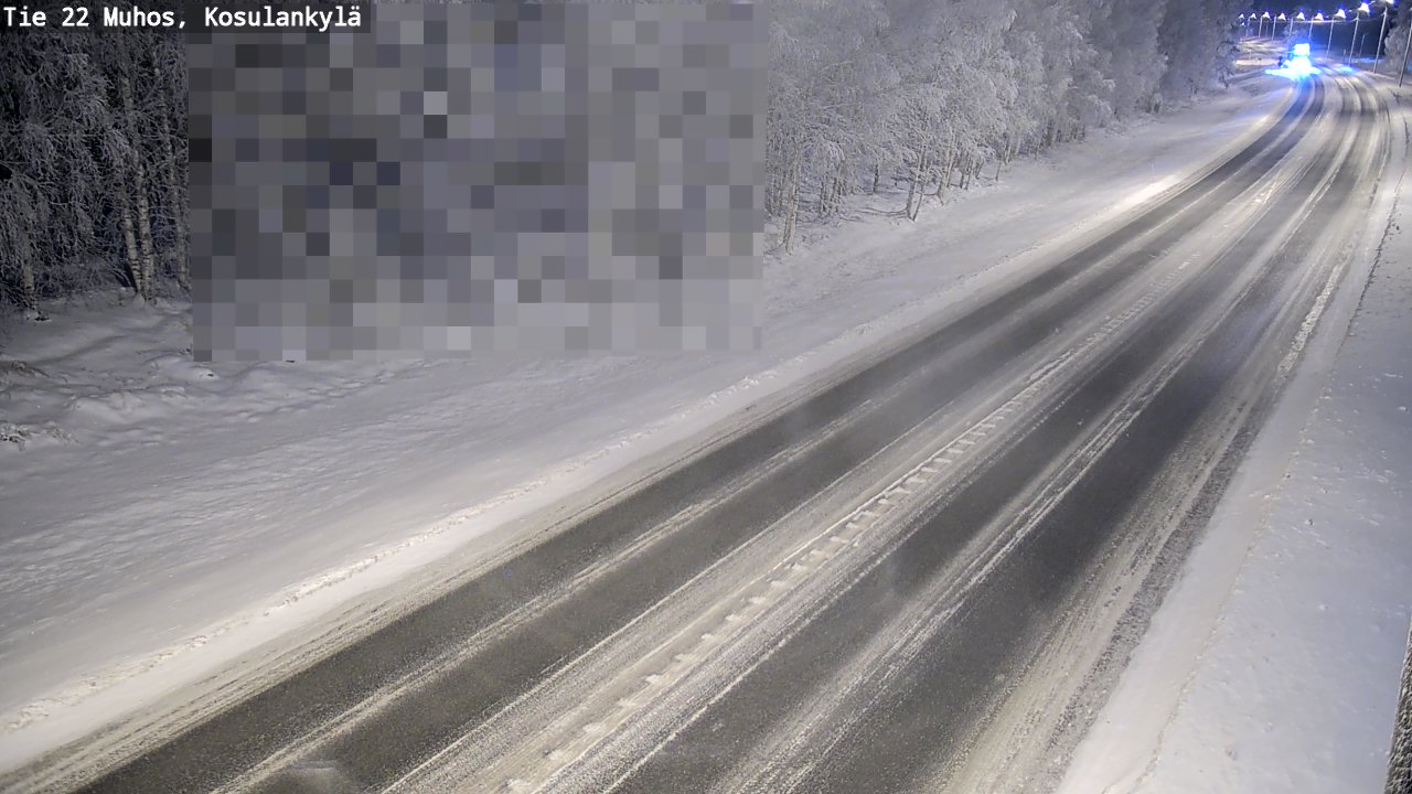 Kelikamerat Kuva Tie 22 Muhos, Kosulankylä, Muhos, Pohjois-Pohjanmaa