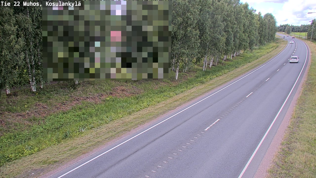Kelikamerat Kuva Tie 22 Muhos, Kosulankylä, Muhos, Pohjois-Pohjanmaa