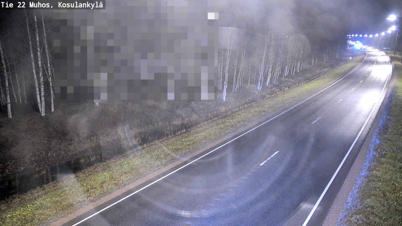 Kelikamerat Kuva Tie 22 Muhos, Kosulankylä, Muhos, Pohjois-Pohjanmaa