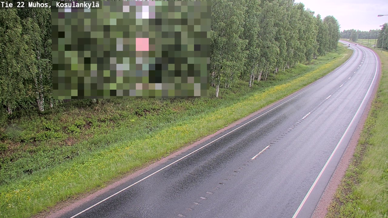 Kelikamerat Kuva Tie 22 Muhos, Kosulankylä, Muhos, Pohjois-Pohjanmaa