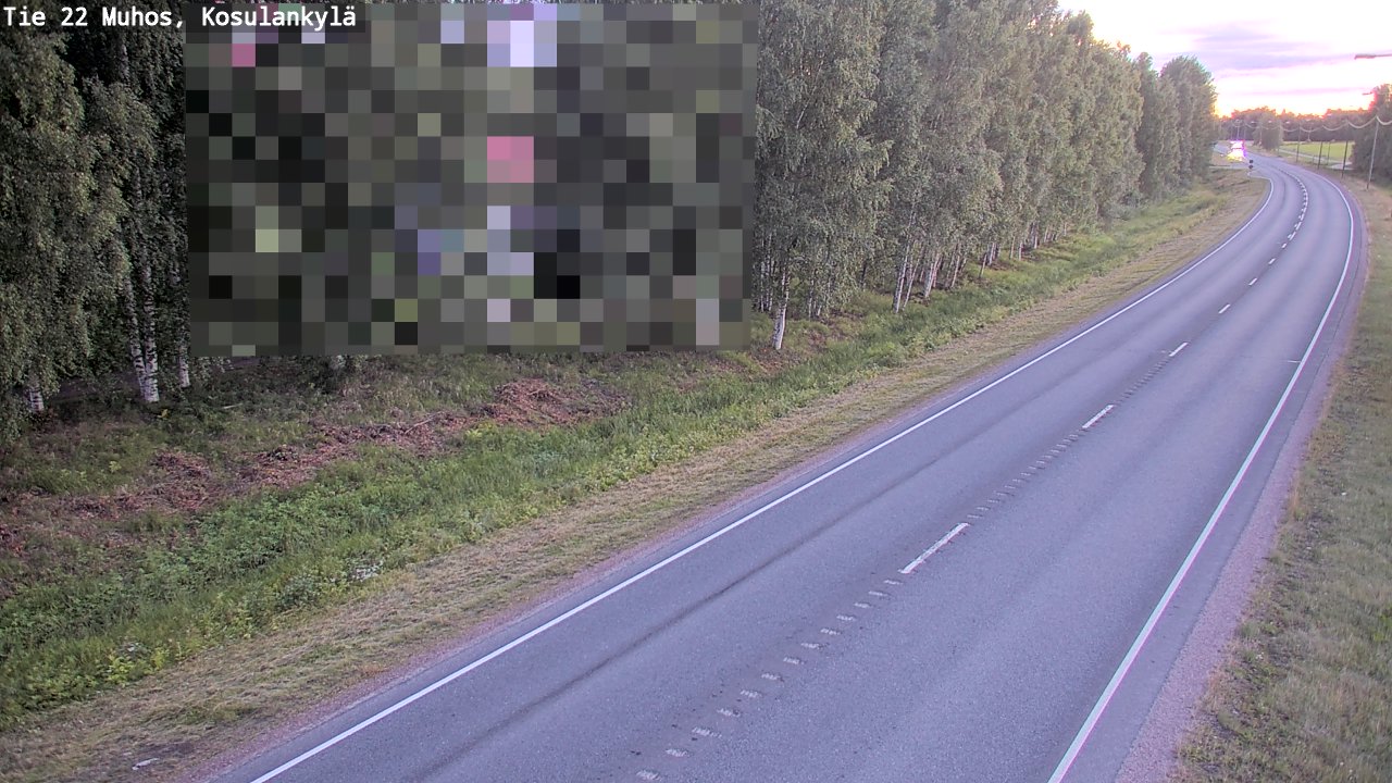 Kelikamerat Kuva Tie 22 Muhos, Kosulankylä, Muhos, Pohjois-Pohjanmaa