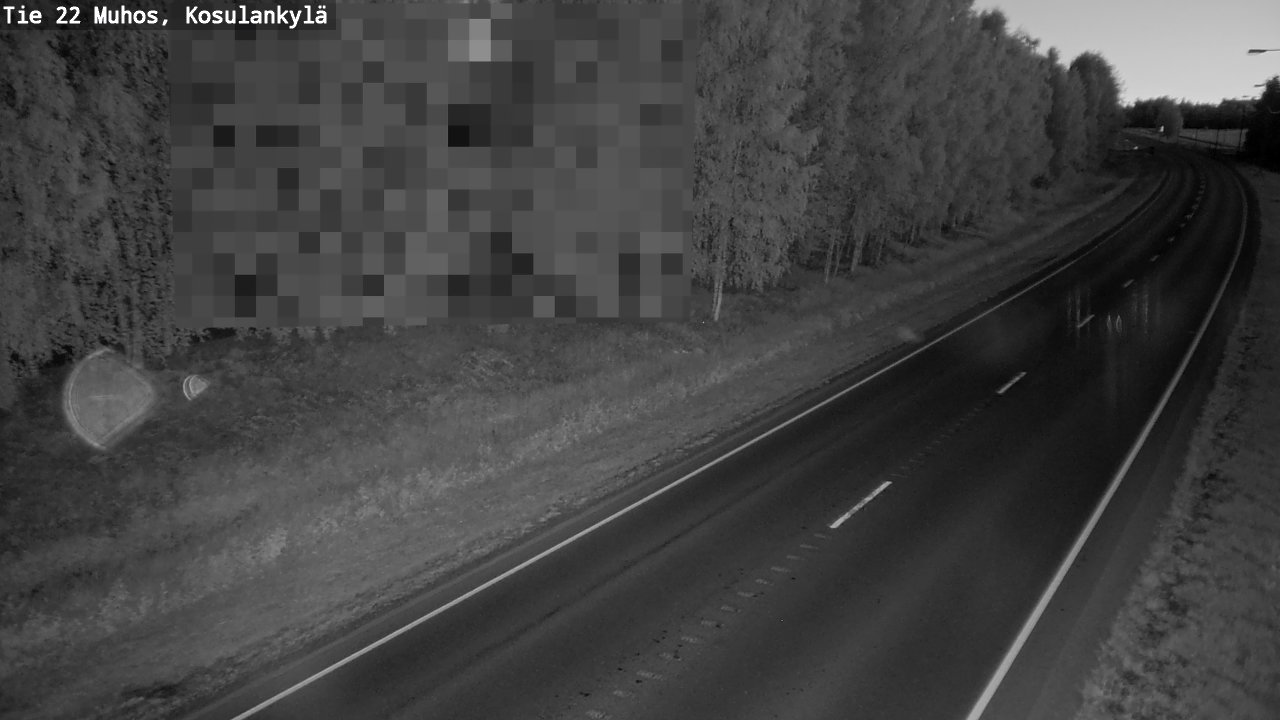 Kelikamerat Kuva Tie 22 Muhos, Kosulankylä, Muhos, Pohjois-Pohjanmaa