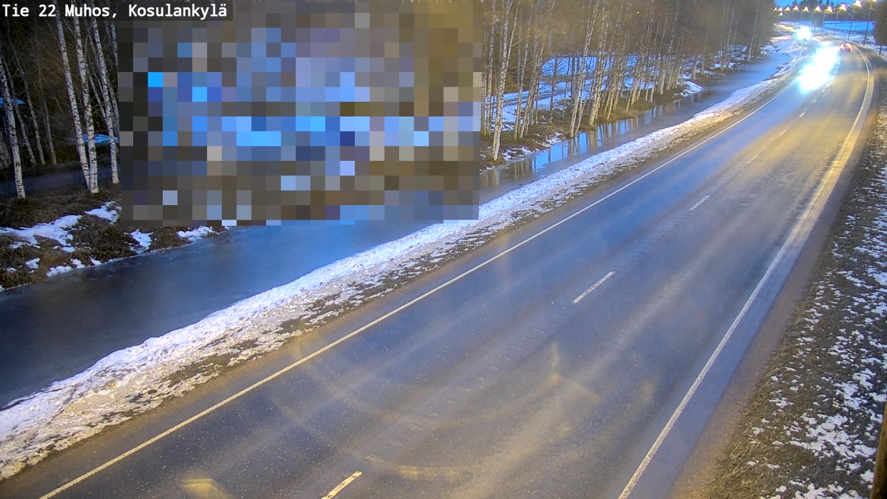 Kelikamerat Kuva Tie 22 Muhos, Kosulankylä, Muhos, Pohjois-Pohjanmaa