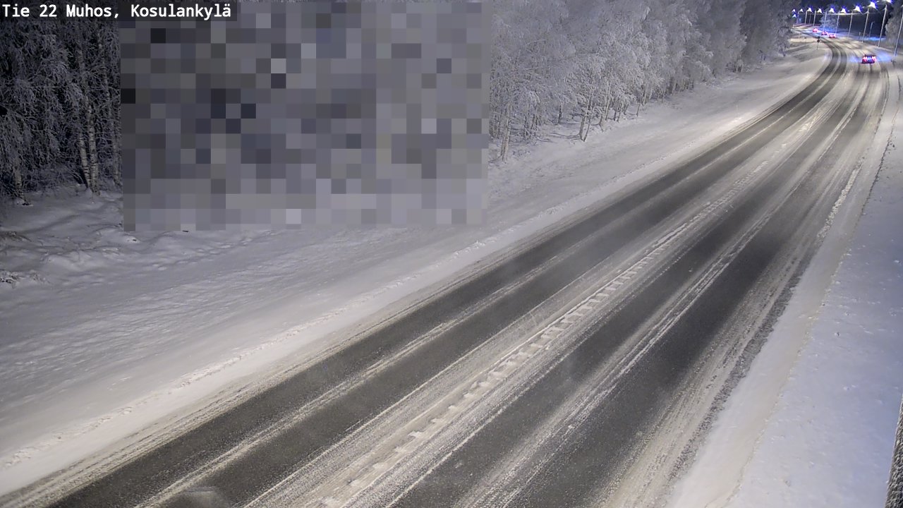 Kelikamerat Kuva Tie 22 Muhos, Kosulankylä, Muhos, Pohjois-Pohjanmaa