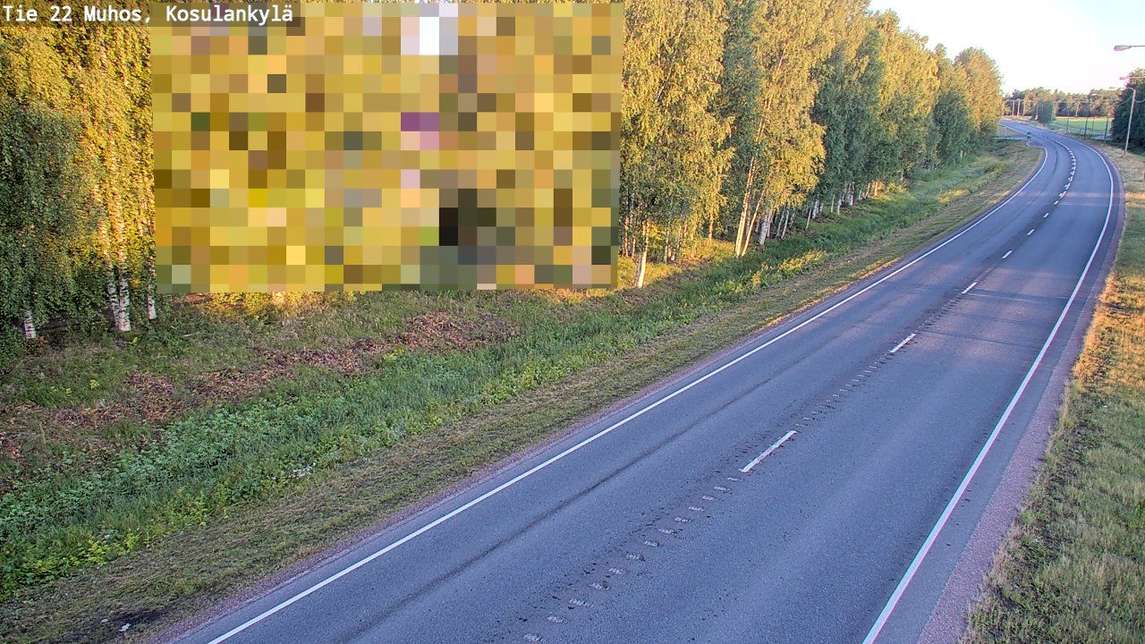 Kelikamerat Kuva Tie 22 Muhos, Kosulankylä, Muhos, Pohjois-Pohjanmaa