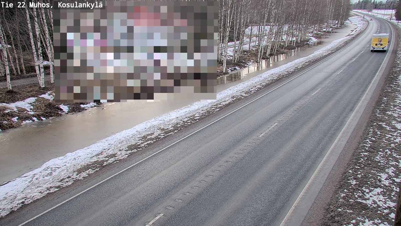 Kelikamerat Kuva Tie 22 Muhos, Kosulankylä, Muhos, Pohjois-Pohjanmaa