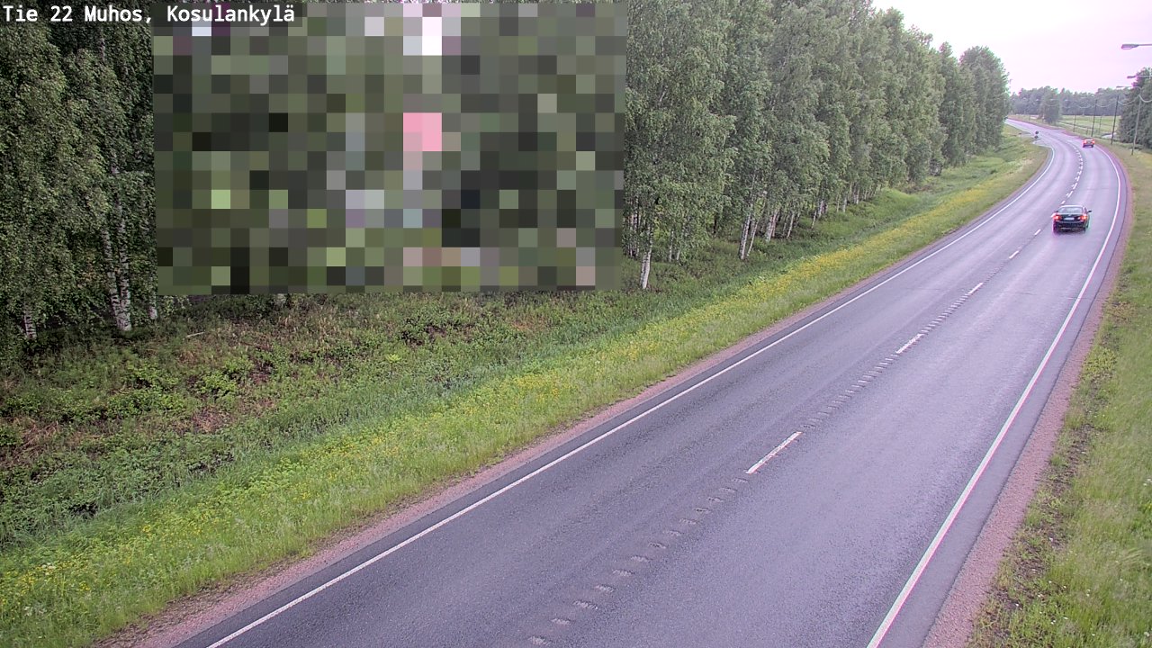 Kelikamerat Kuva Tie 22 Muhos, Kosulankylä, Muhos, Pohjois-Pohjanmaa