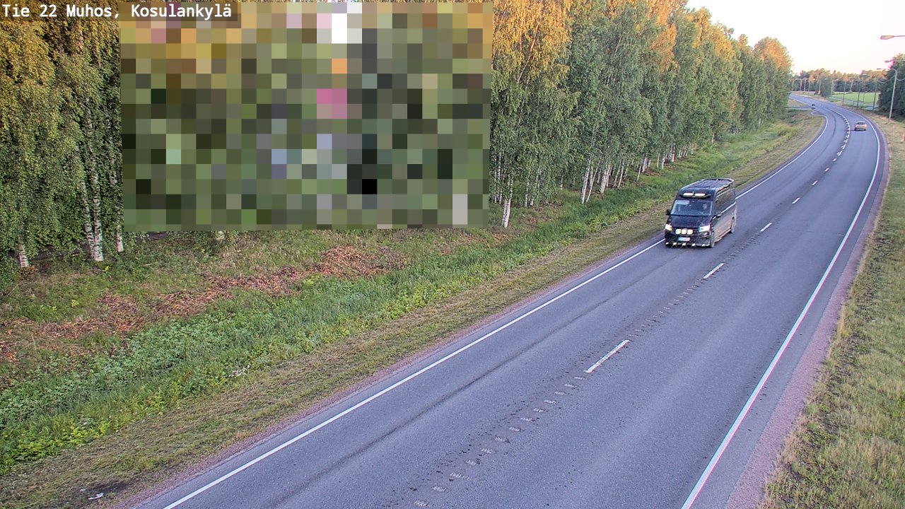 Kelikamerat Kuva Tie 22 Muhos, Kosulankylä, Muhos, Pohjois-Pohjanmaa