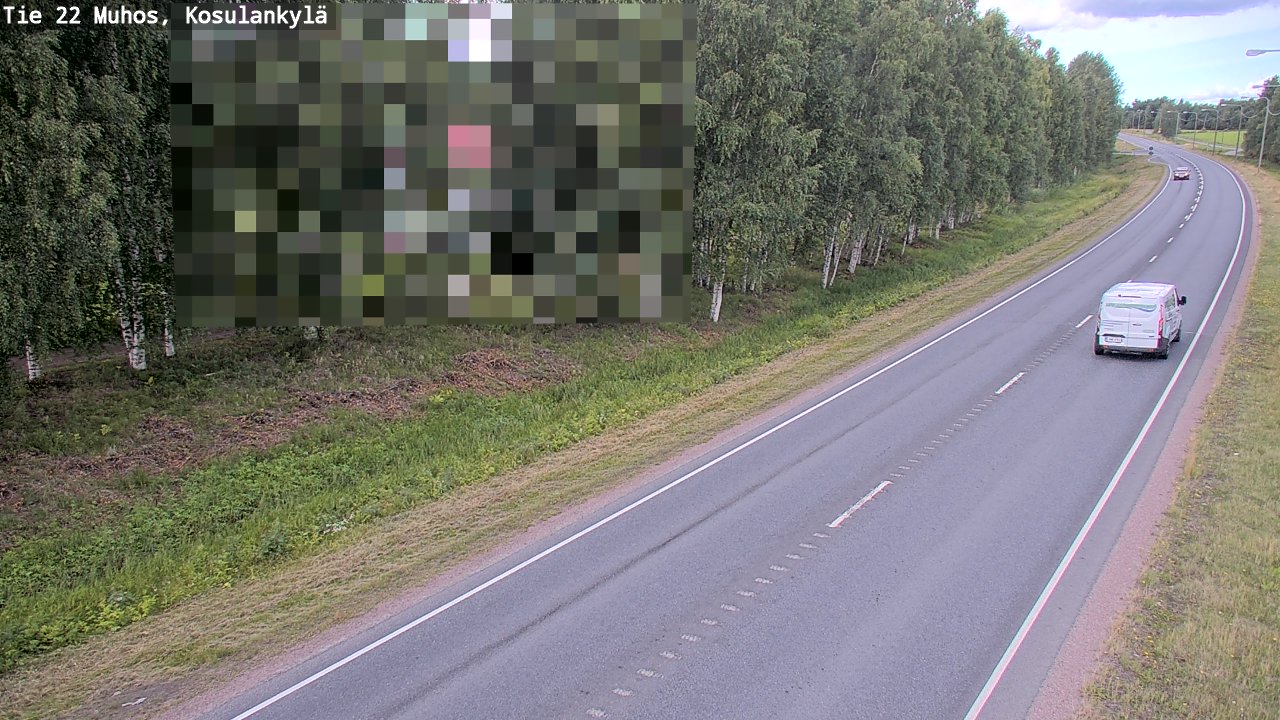 Kelikamerat Kuva Tie 22 Muhos, Kosulankylä, Muhos, Pohjois-Pohjanmaa