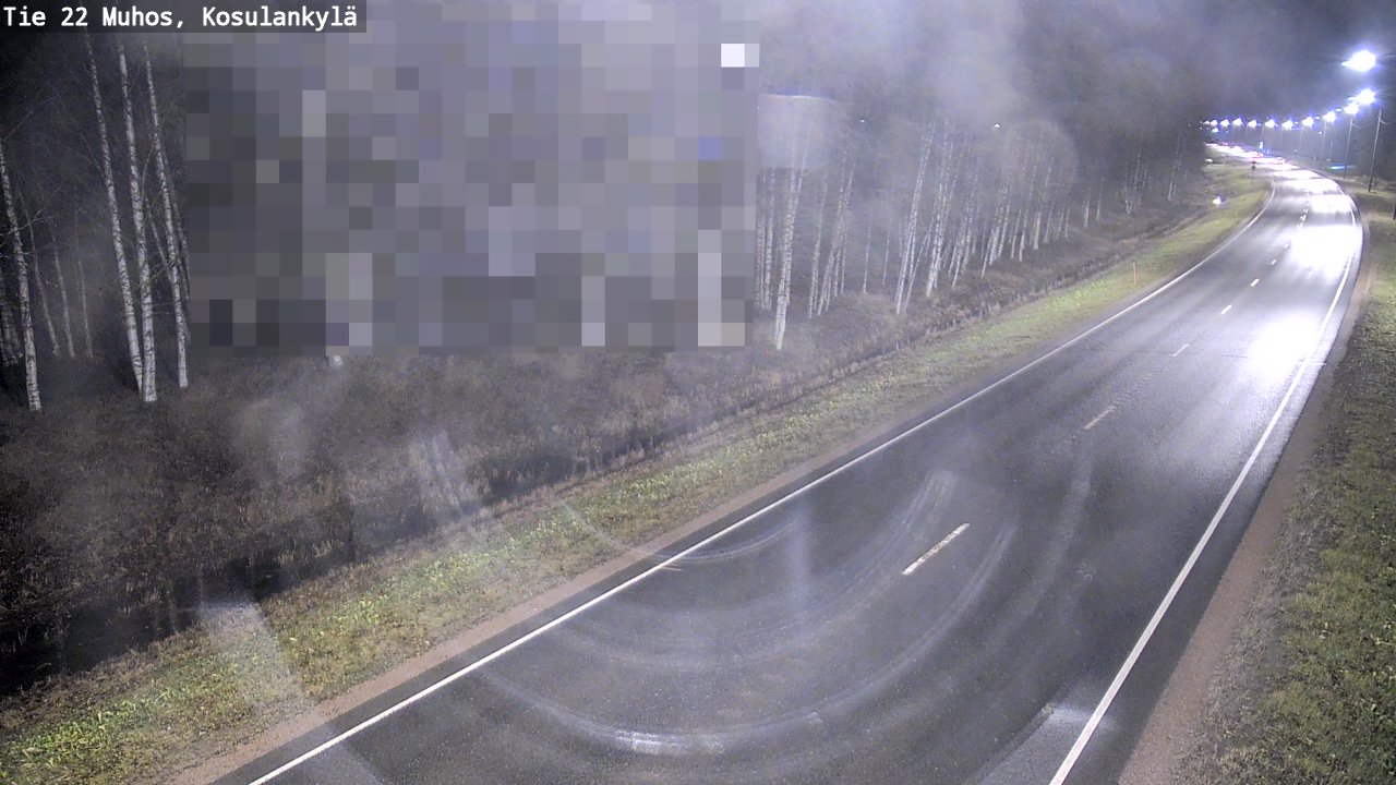 Kelikamerat Kuva Tie 22 Muhos, Kosulankylä, Muhos, Pohjois-Pohjanmaa