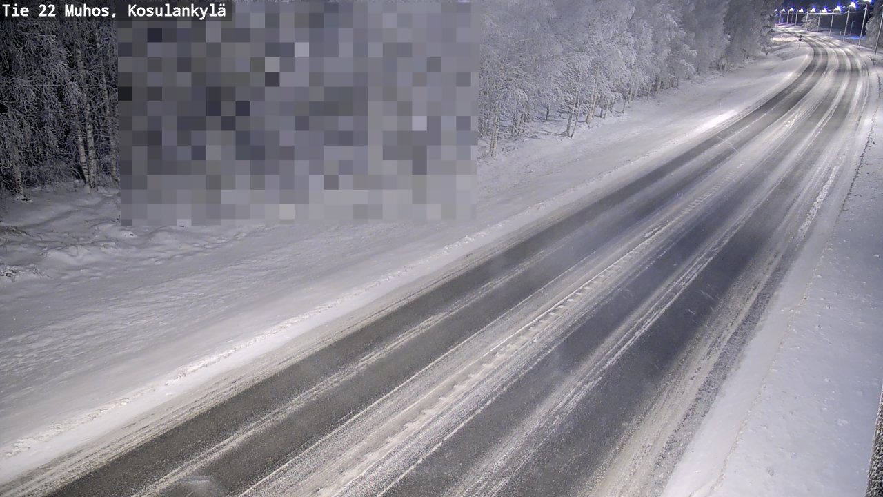 Kelikamerat Kuva Tie 22 Muhos, Kosulankylä, Muhos, Pohjois-Pohjanmaa