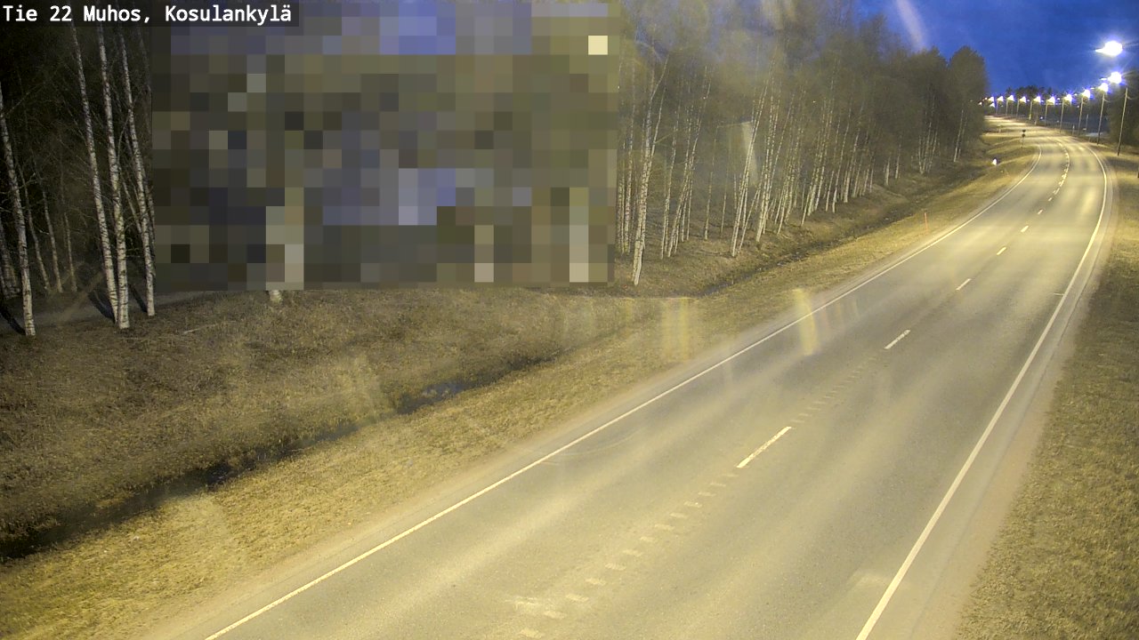 Kelikamerat Kuva Tie 22 Muhos, Kosulankylä, Muhos, Pohjois-Pohjanmaa