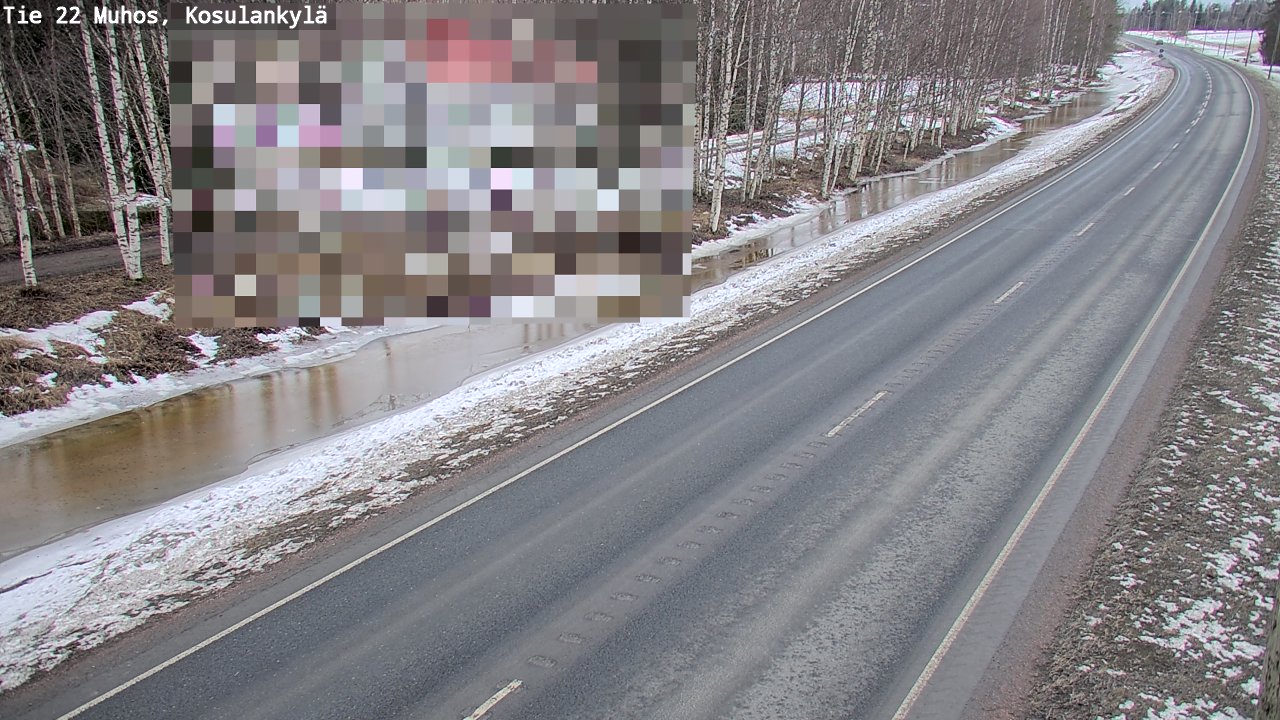 Kelikamerat Kuva Tie 22 Muhos, Kosulankylä, Muhos, Pohjois-Pohjanmaa