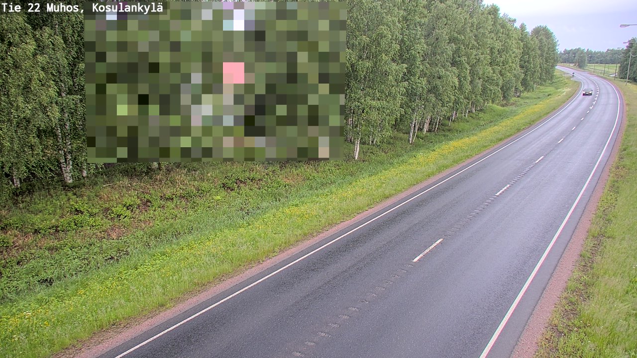Kelikamerat Kuva Tie 22 Muhos, Kosulankylä, Muhos, Pohjois-Pohjanmaa