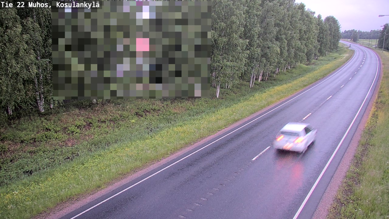 Kelikamerat Kuva Tie 22 Muhos, Kosulankylä, Muhos, Pohjois-Pohjanmaa