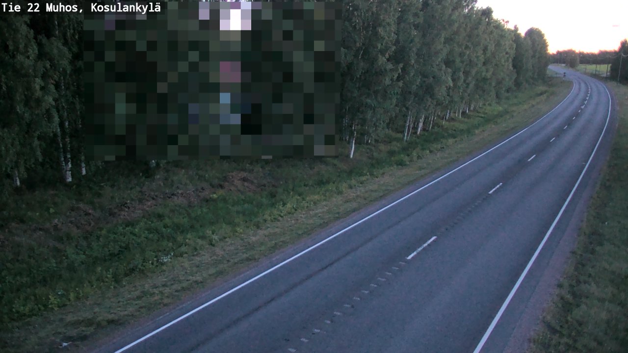 Kelikamerat Kuva Tie 22 Muhos, Kosulankylä, Muhos, Pohjois-Pohjanmaa